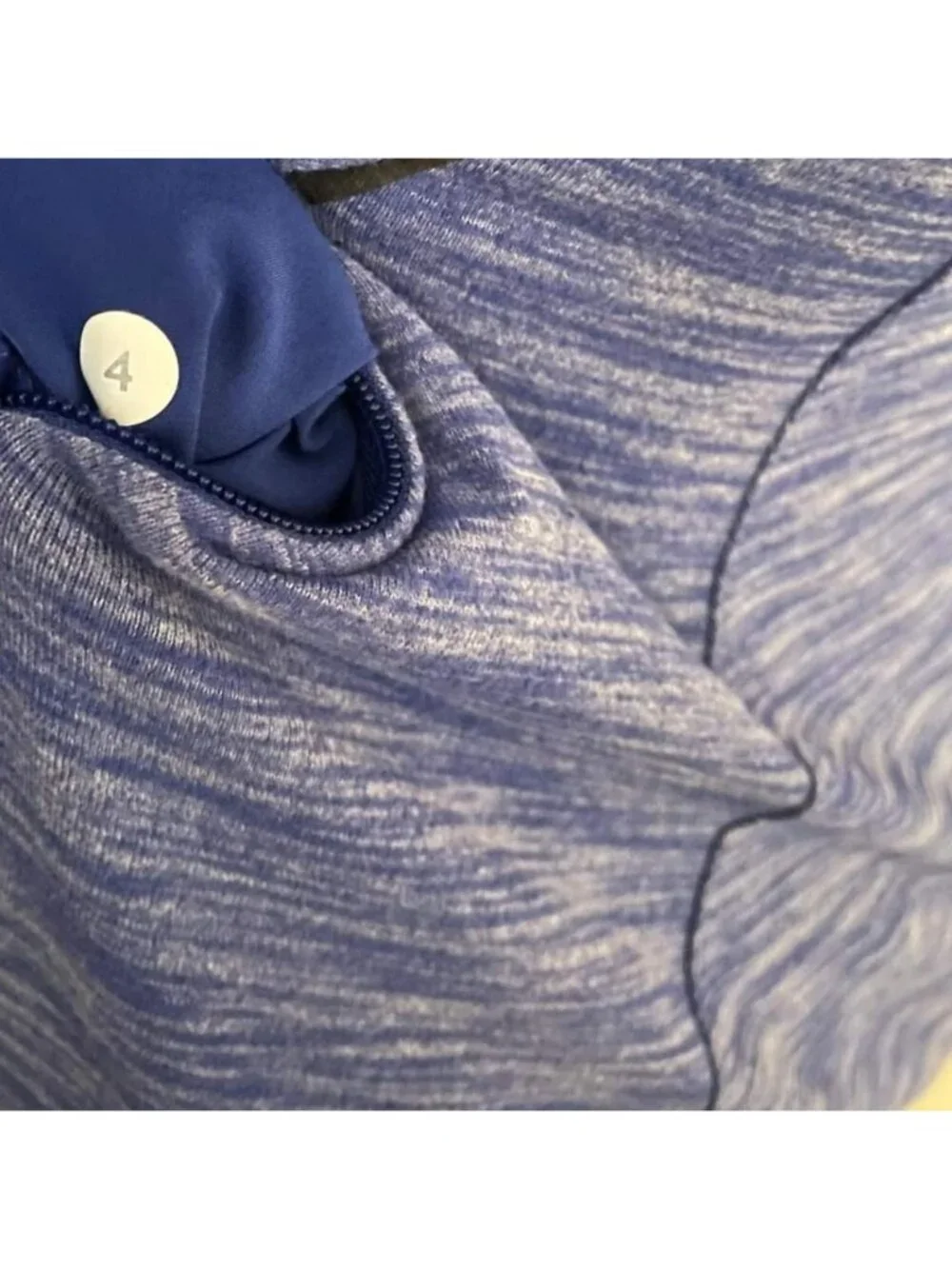 Lululemon &go Where-To Dress *Long Sleeve Heathered Sapphire Blue
